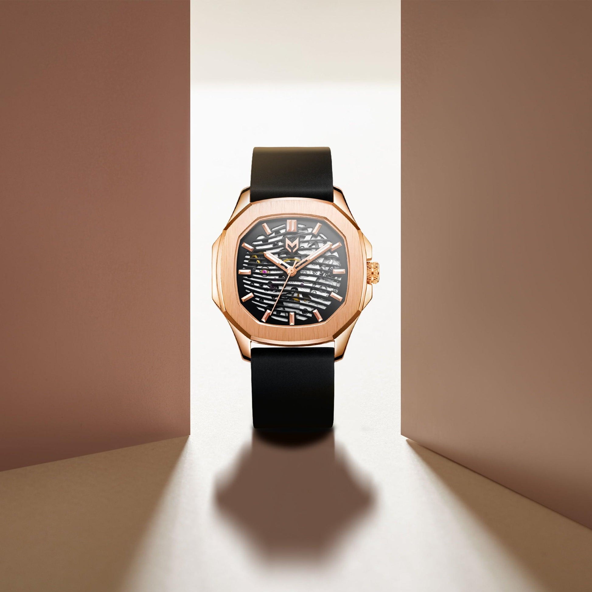 Rose Gold Founders Edition - Skeleton Watch - Marketing 2
