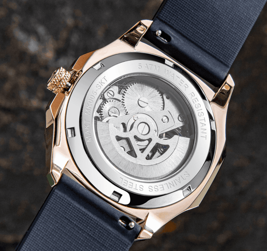 Rose Gold Founders Edition - Skeleton Watch - Back 2