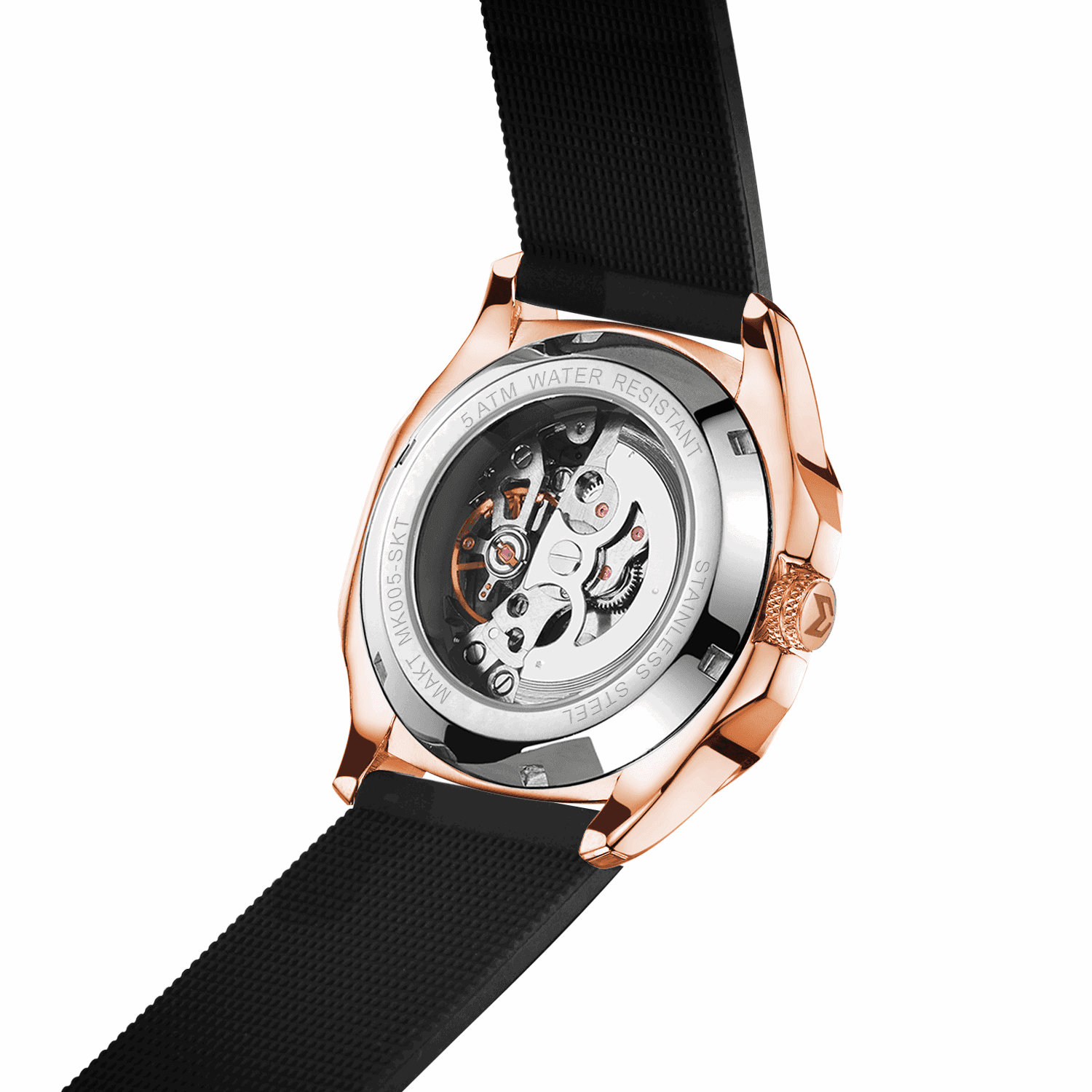 Rose Gold Founders Edition - Skeleton Watch - Back