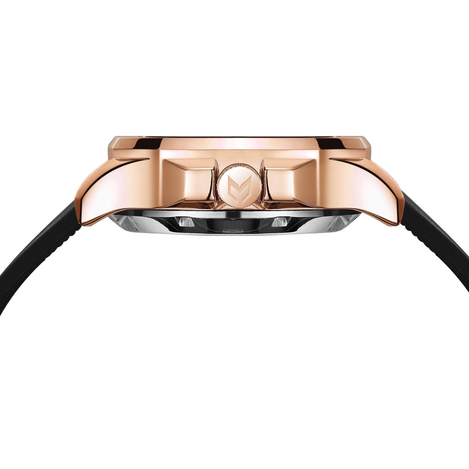 Luxury Skeleton Watch - Rose Gold Timepiece - Designer Automatic Watch
